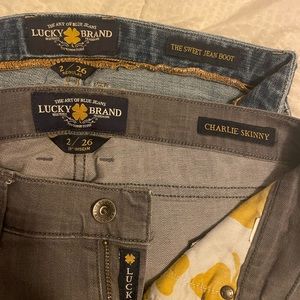 Lot of Lucky Brand Jeans